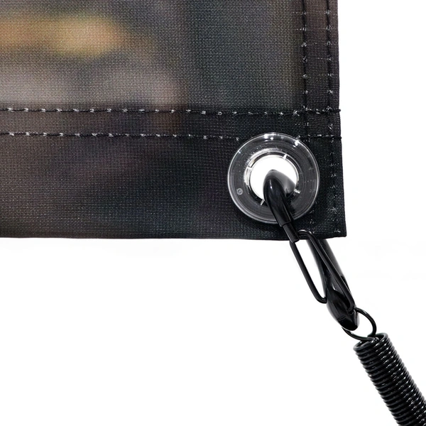 Cafe-Barrier Economy Detail Spring-Clip With Single-Sided Graphic