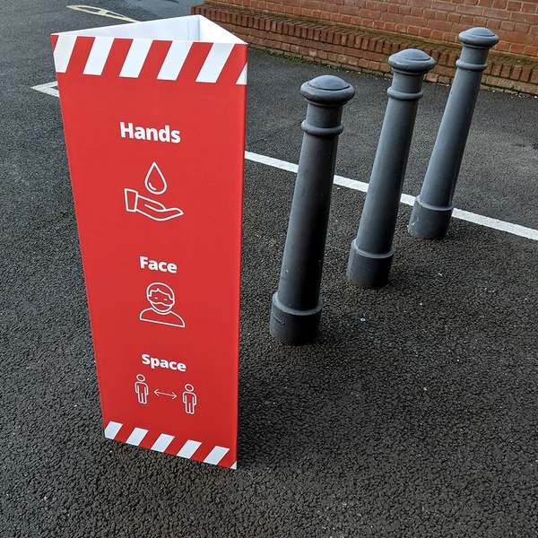 Bollard Cover Triangular