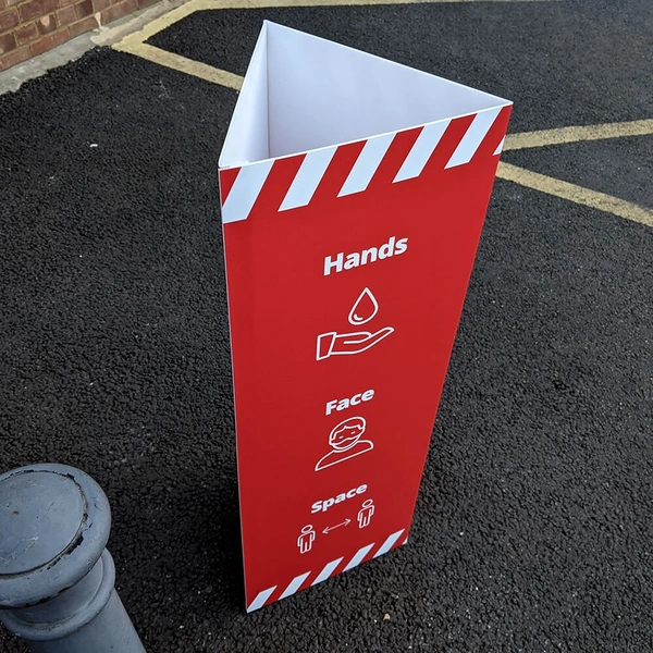Bollard Cover Above